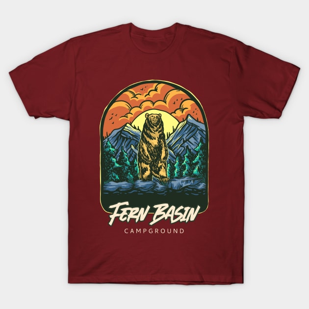 Fern Basin Campground T-Shirt by California Outdoors